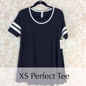 Lularoe Perfect Tee Black Legging material xs